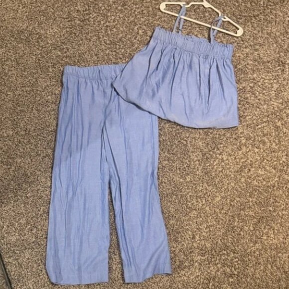 Girls Blue Two-Piece Set - Picture 1 of 2